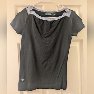 Ralph Lauren Black Short Sleeve Top